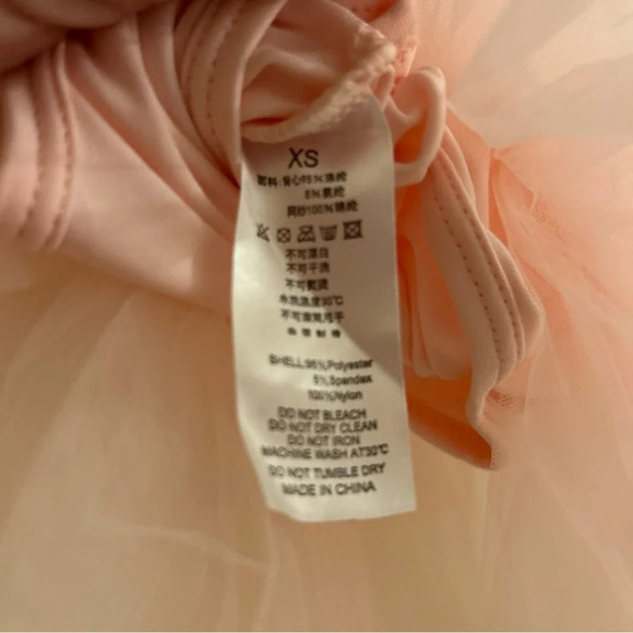 Tutu.kk Pink Body Suit With Easy Changing Access Dance, Ballet, Size XS - Picture 7 of 7